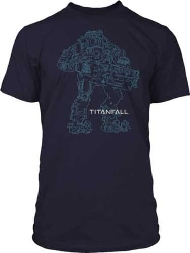 Titanfall Atlas Outline Premium Cotton Adult T-Shirt