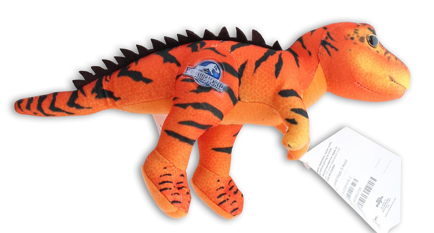 Jurassic World 7 Inch Stuffed Character Plush | Hybrid Red T-Rex