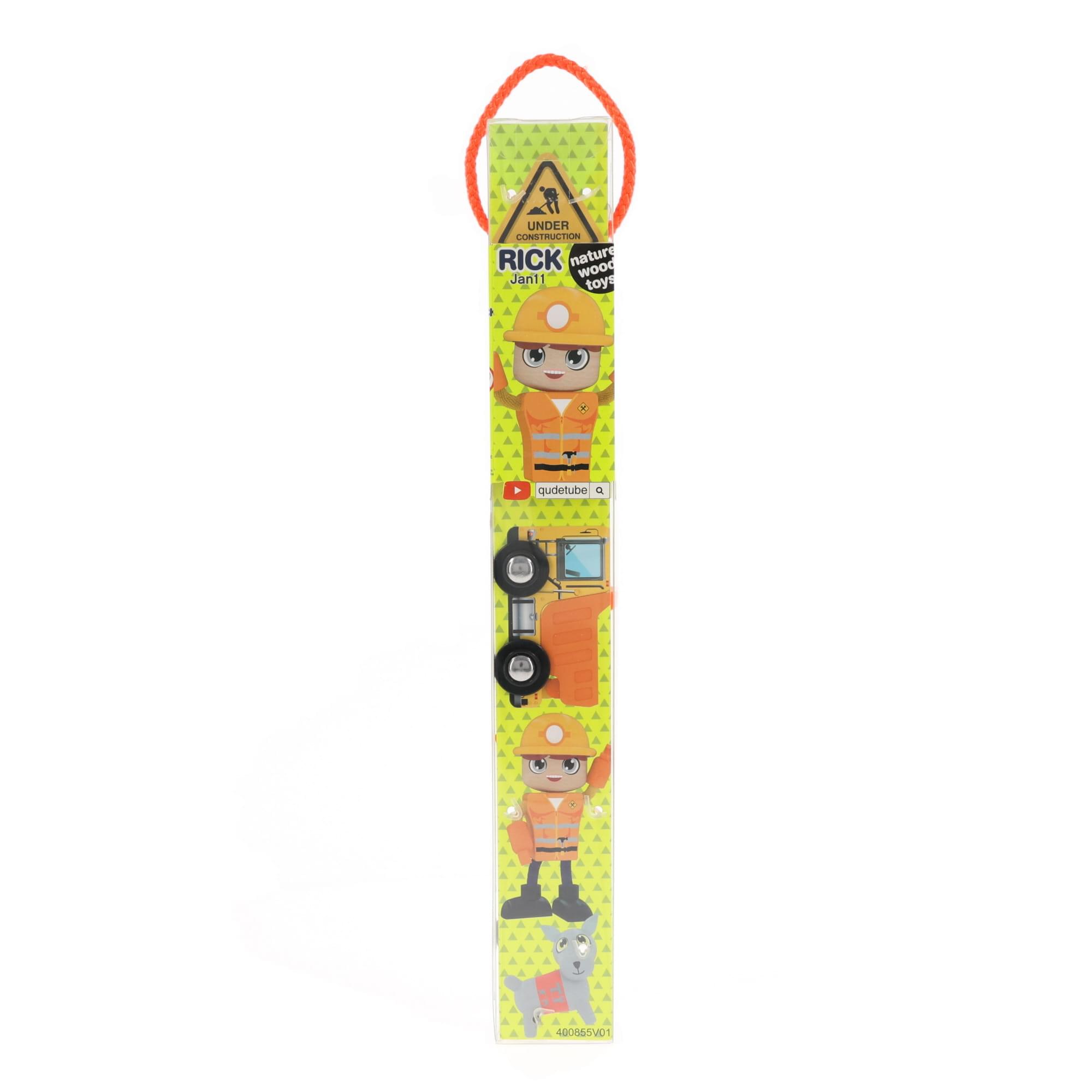 J'adore Construction Rick Natural Wooden Toy Playset