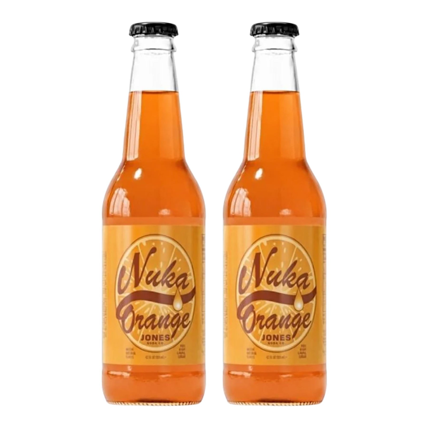 Fallout Nuka Orange 12-Ounce Jones Soda | 2 Pack