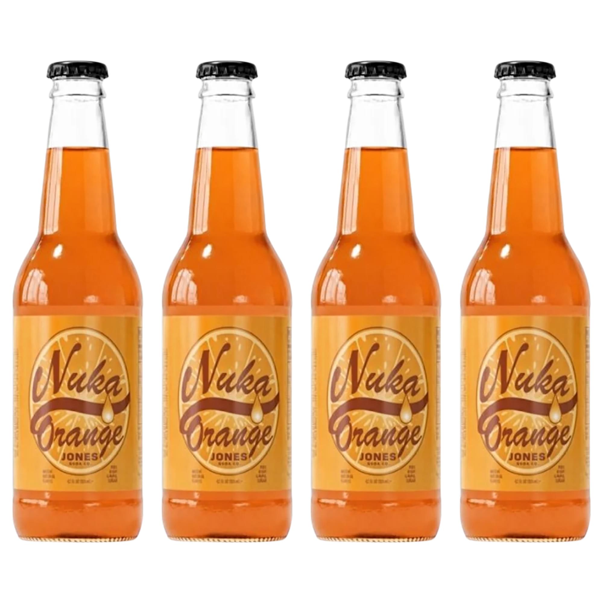 Fallout Nuka Orange 12-Ounce Jones Soda | 4 Pack