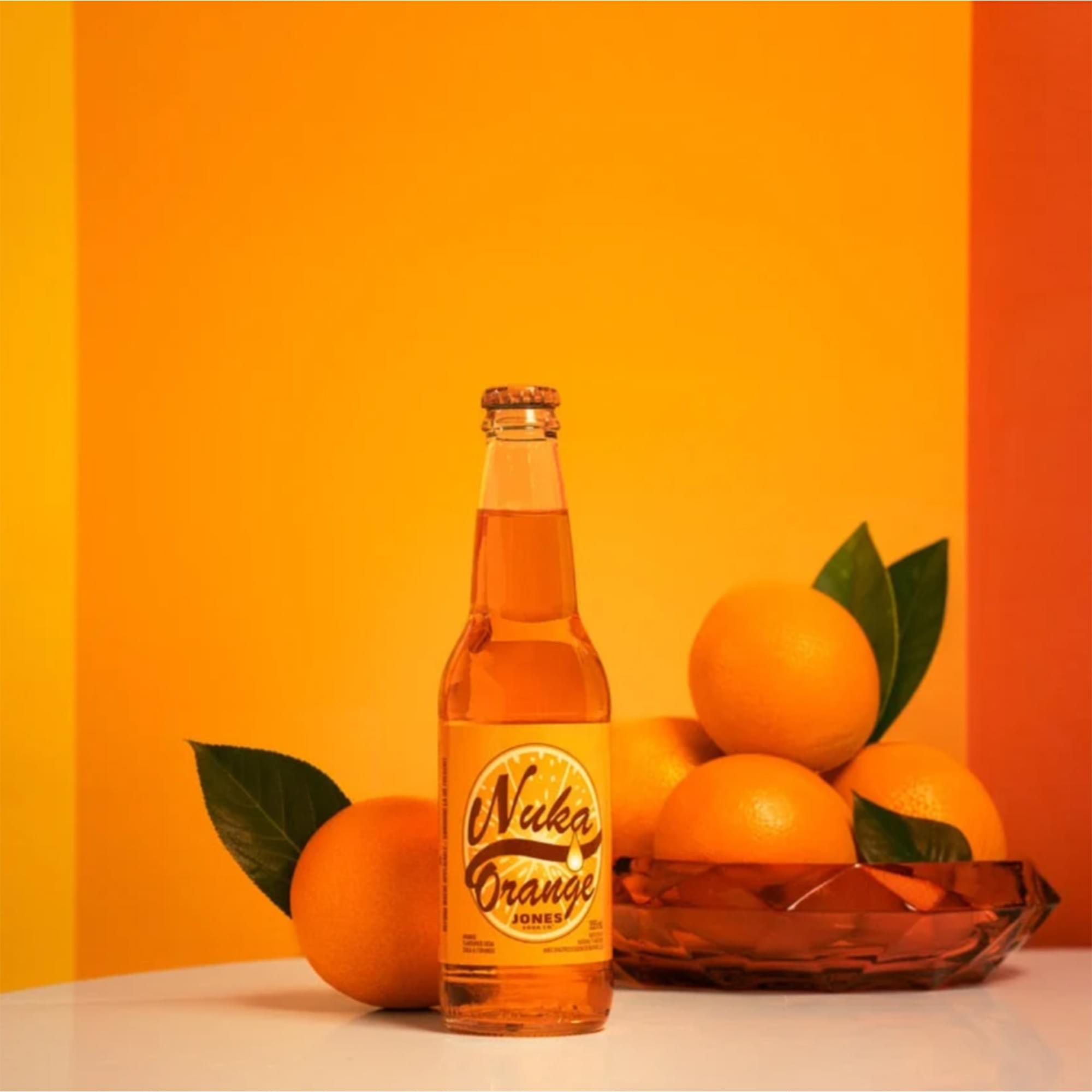 Fallout Nuka Orange 12-Ounce Jones Soda | 4 Pack