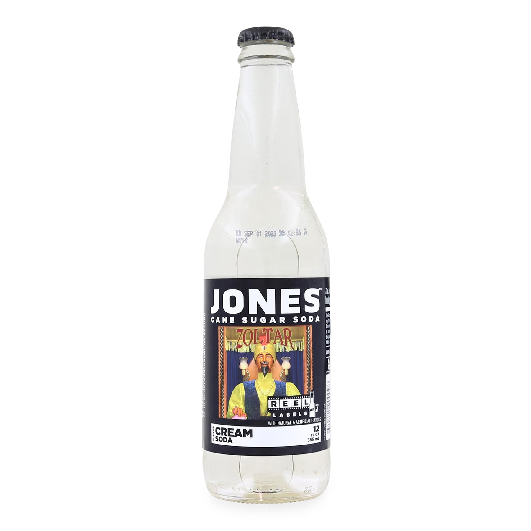 Zoltar AR Reel Label 12oz Jones Soda | Cream Soda