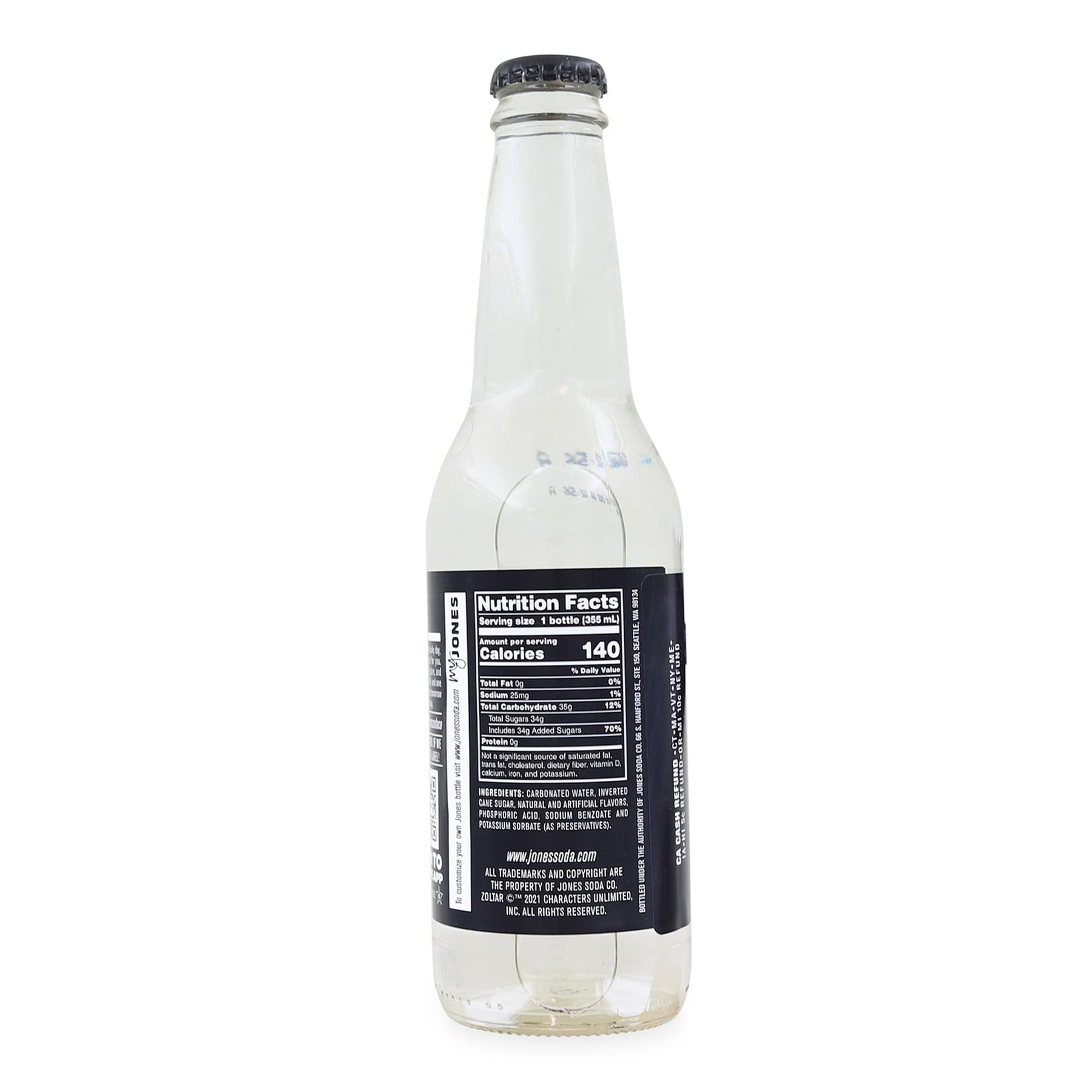 Zoltar AR Reel Label 12oz Jones Soda | Cream Soda