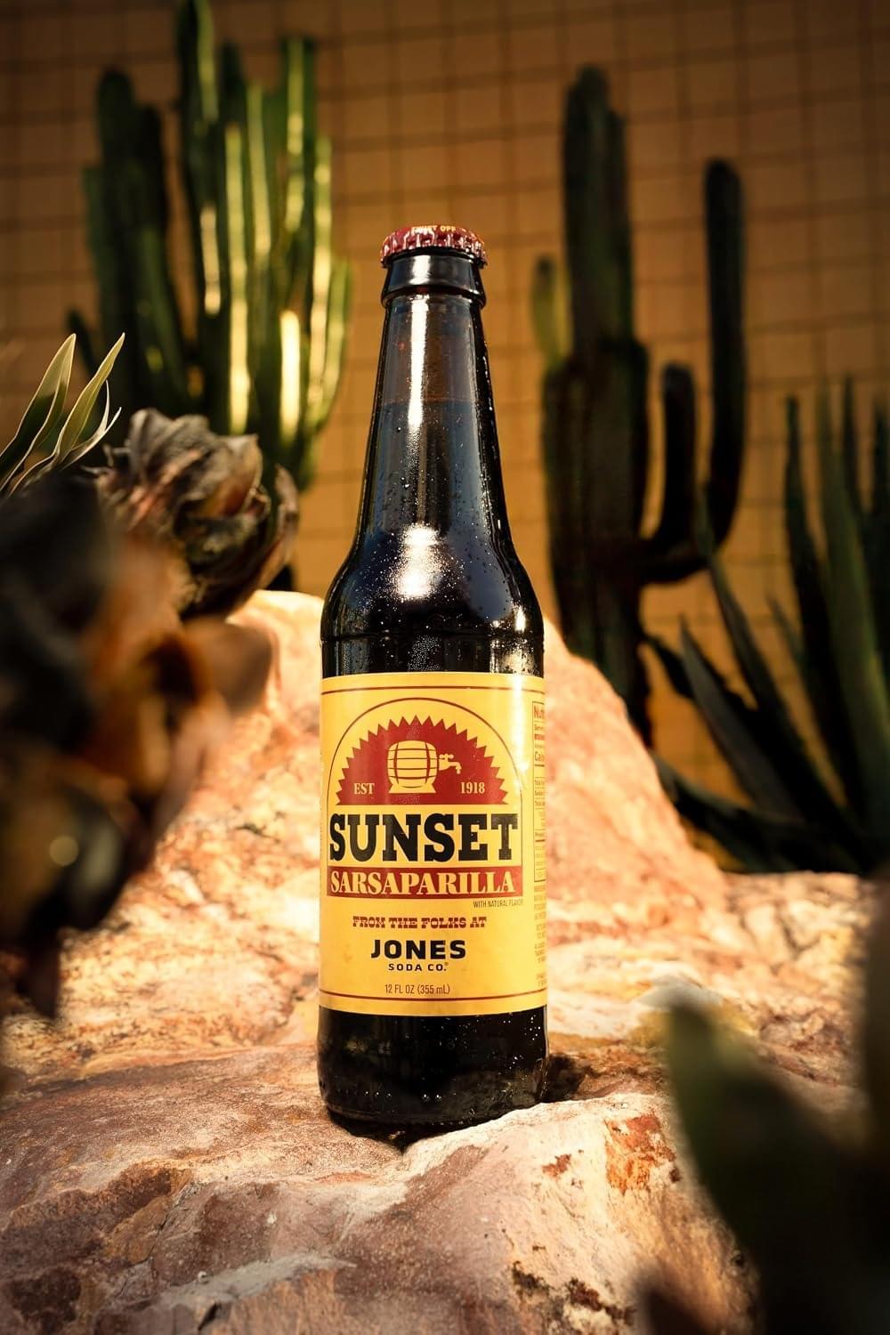 Fallout Sunset Sarsaparilla 12oz Jones Soda | 12 Pack