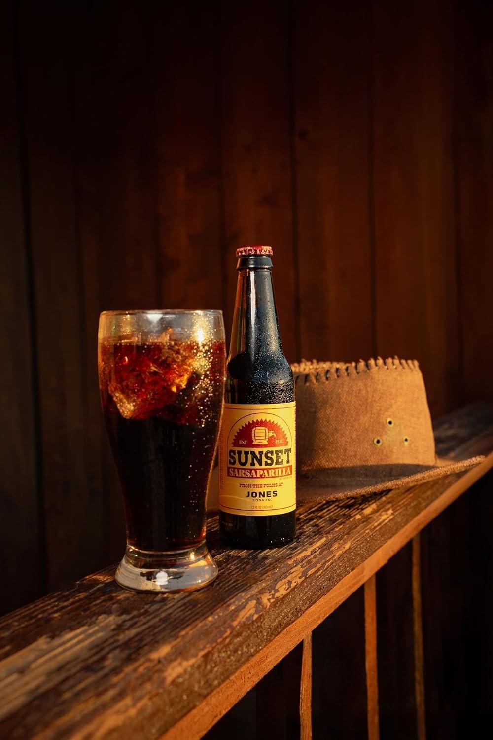 Fallout Sunset Sarsaparilla 12oz Jones Soda | 12 Pack