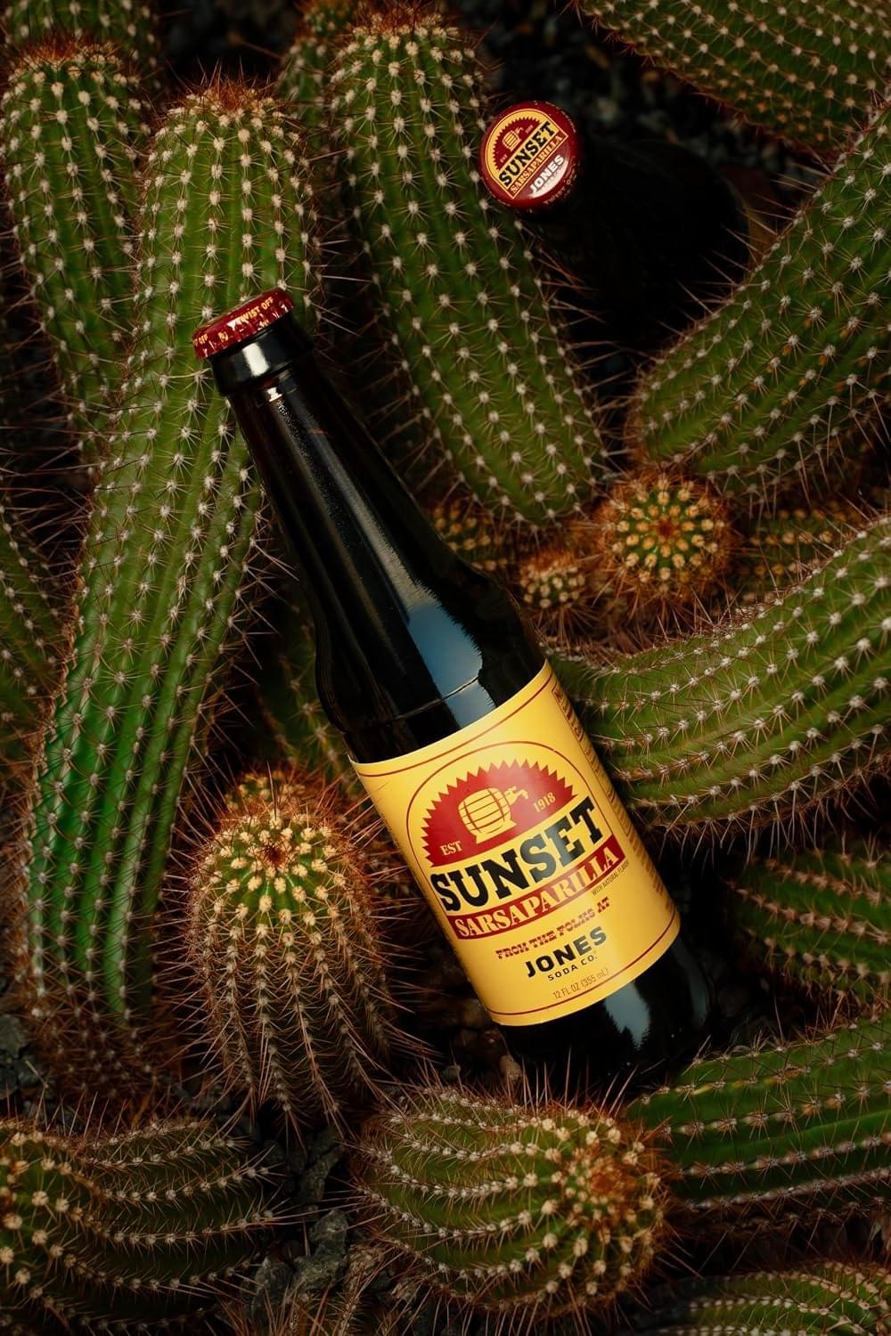 Fallout Sunset Sarsaparilla 12oz Jones Soda | Single Bottle