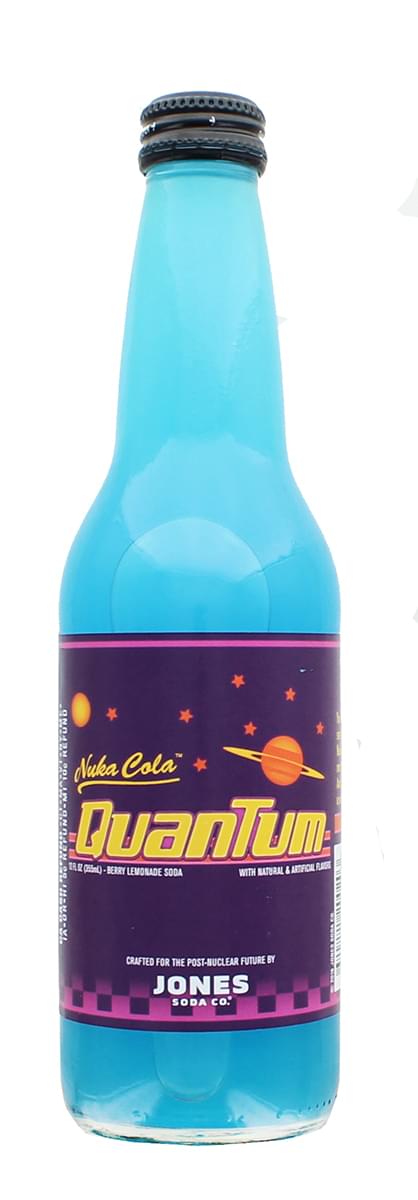 Fallout Nuka-Cola Quantum Jones Soda | Official Berry Flavored Drink | 12PK Count