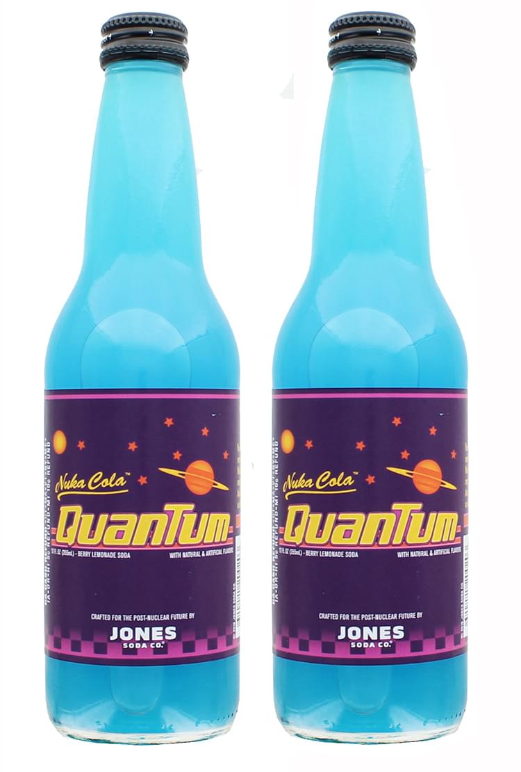 Fallout Nuka-Cola Quantum Jones Soda | Official Berry Flavored Drink | 2PK Count