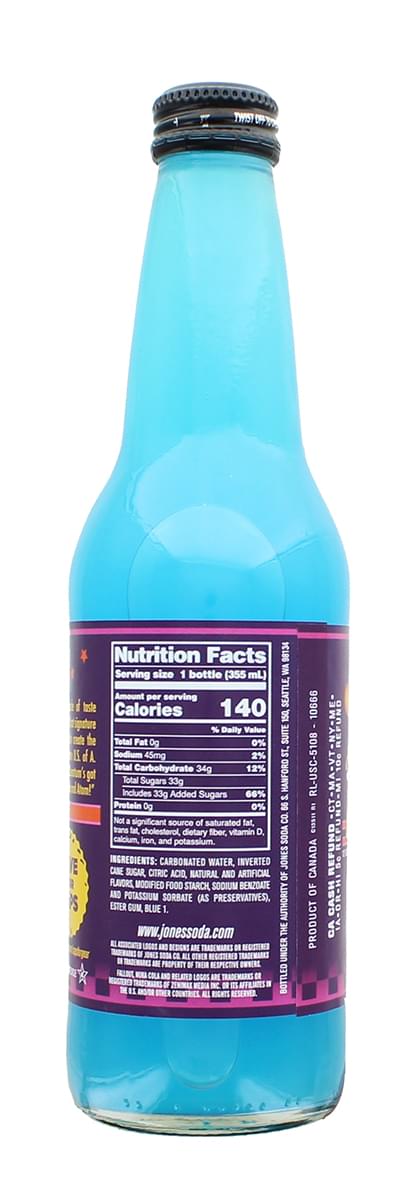 Fallout Nuka-Cola Quantum Jones Soda | Official Berry Flavored Drink | 6PK Count
