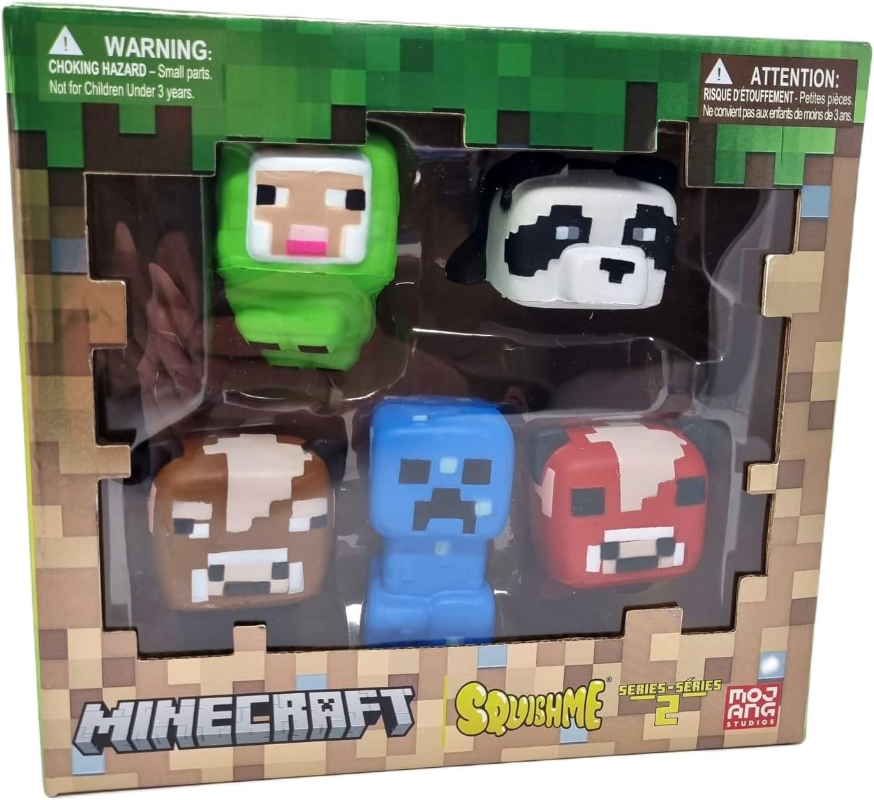 Minecraft 5 Piece SquishMe Series 2 Collectors Box