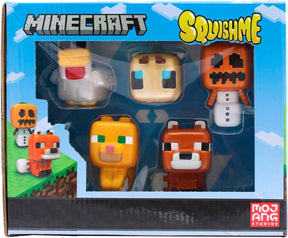 Minecraft 5 Piece SquishMe Collectors Box