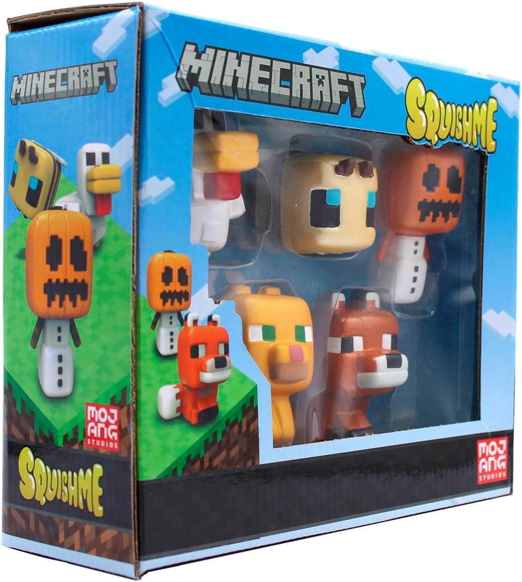Minecraft 5 Piece SquishMe Collectors Box