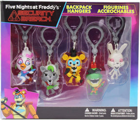Five Nights at Freddys 5-Piece Backpack Hanger Collectors Box