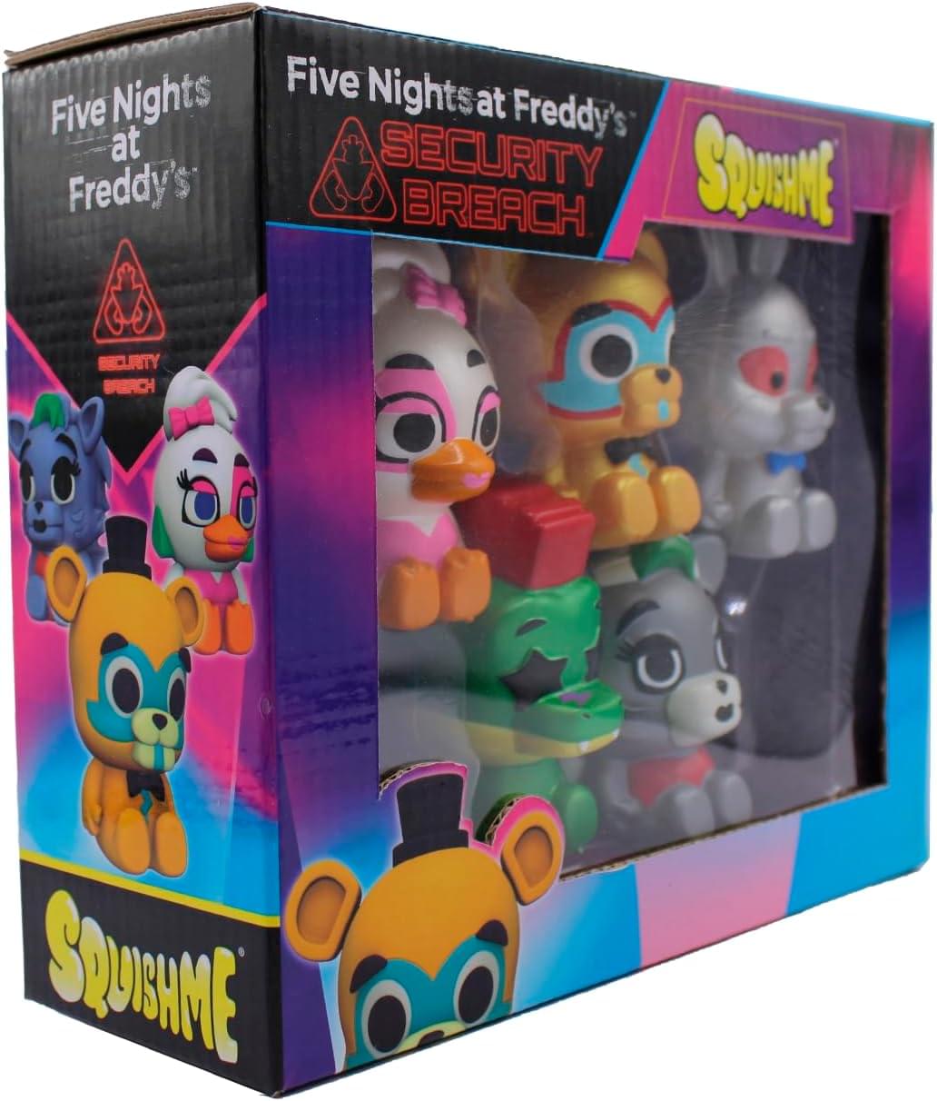 Five Nights At Freddys 5 Piece SquishMe Collectors Box