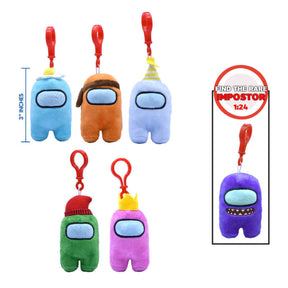 Among Us Mystery Mini SquishMe Backpack Hanger | One Random Blind Bag