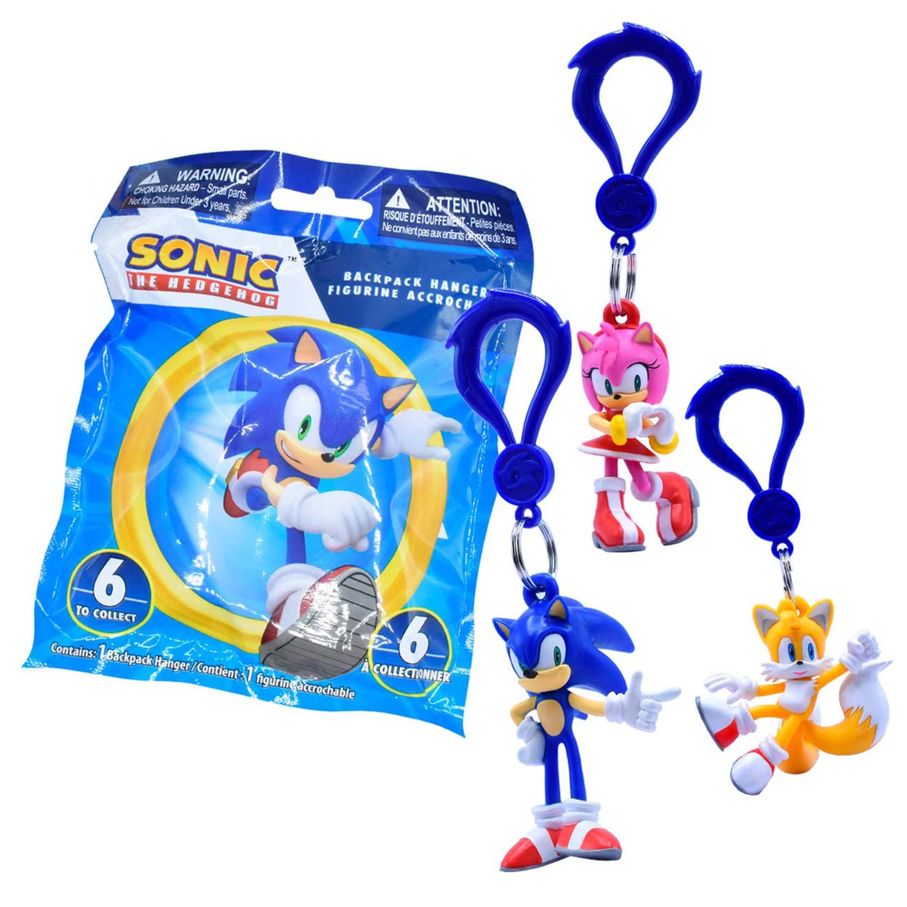 Sonic the Hedgehog Series 3 Mystery Backpack Hanger | One Random Blind Bag