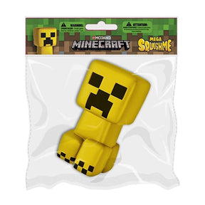 Minecraft Yellow Creeper 6 Inch Mega Squishme Toy