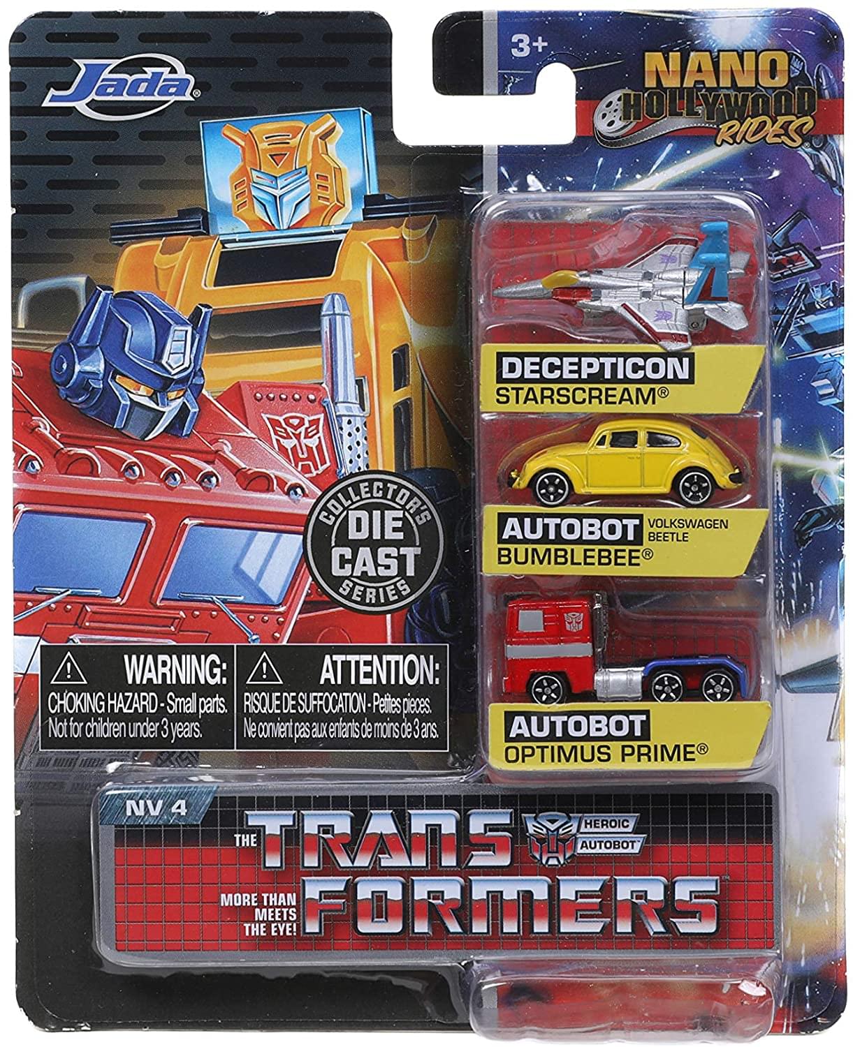 Transformers Nano Hollywood Rides 3-Pack | Set B