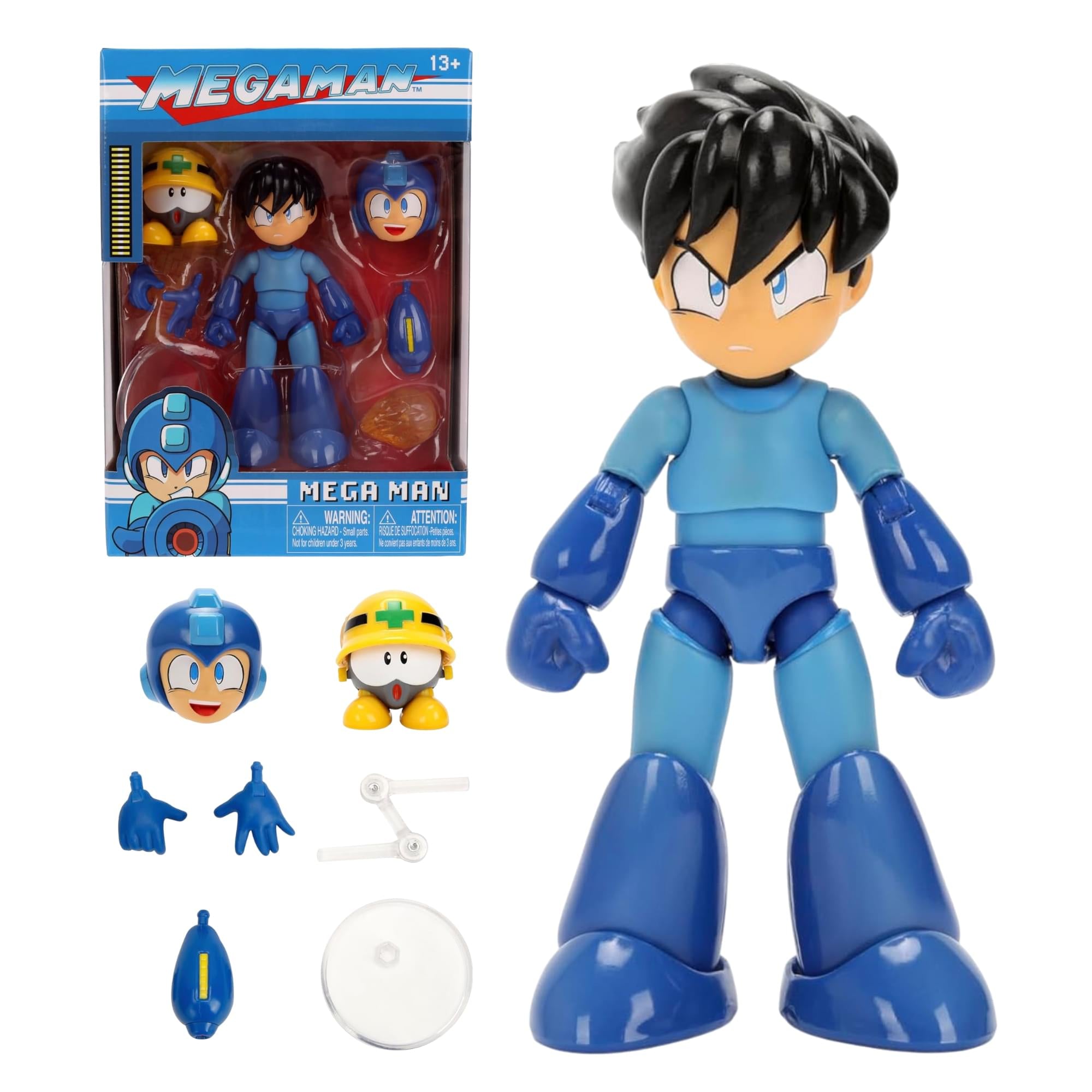 Mega Man 1:12 Action Figure | Mega Man (No Helmet)