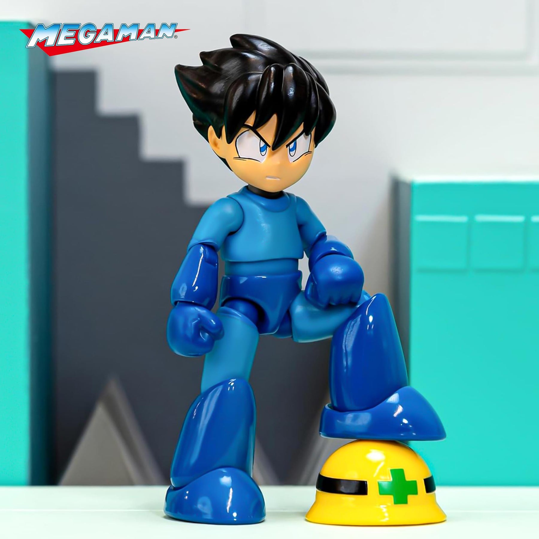 Mega Man 1:12 Action Figure | Mega Man (No Helmet)