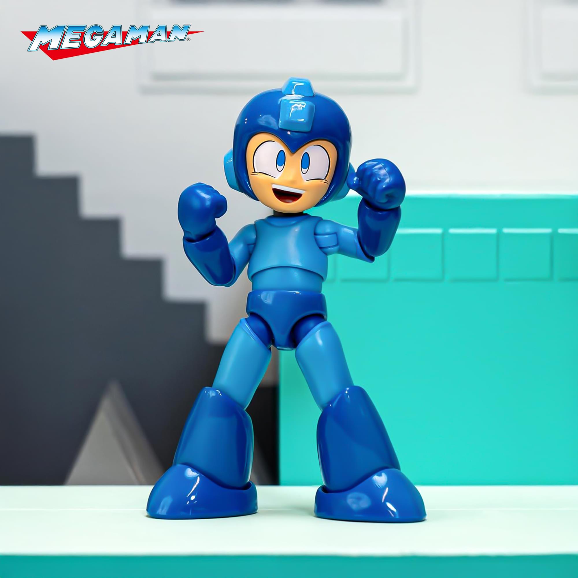 Mega Man 1:12 Action Figure | Mega Man (No Helmet)