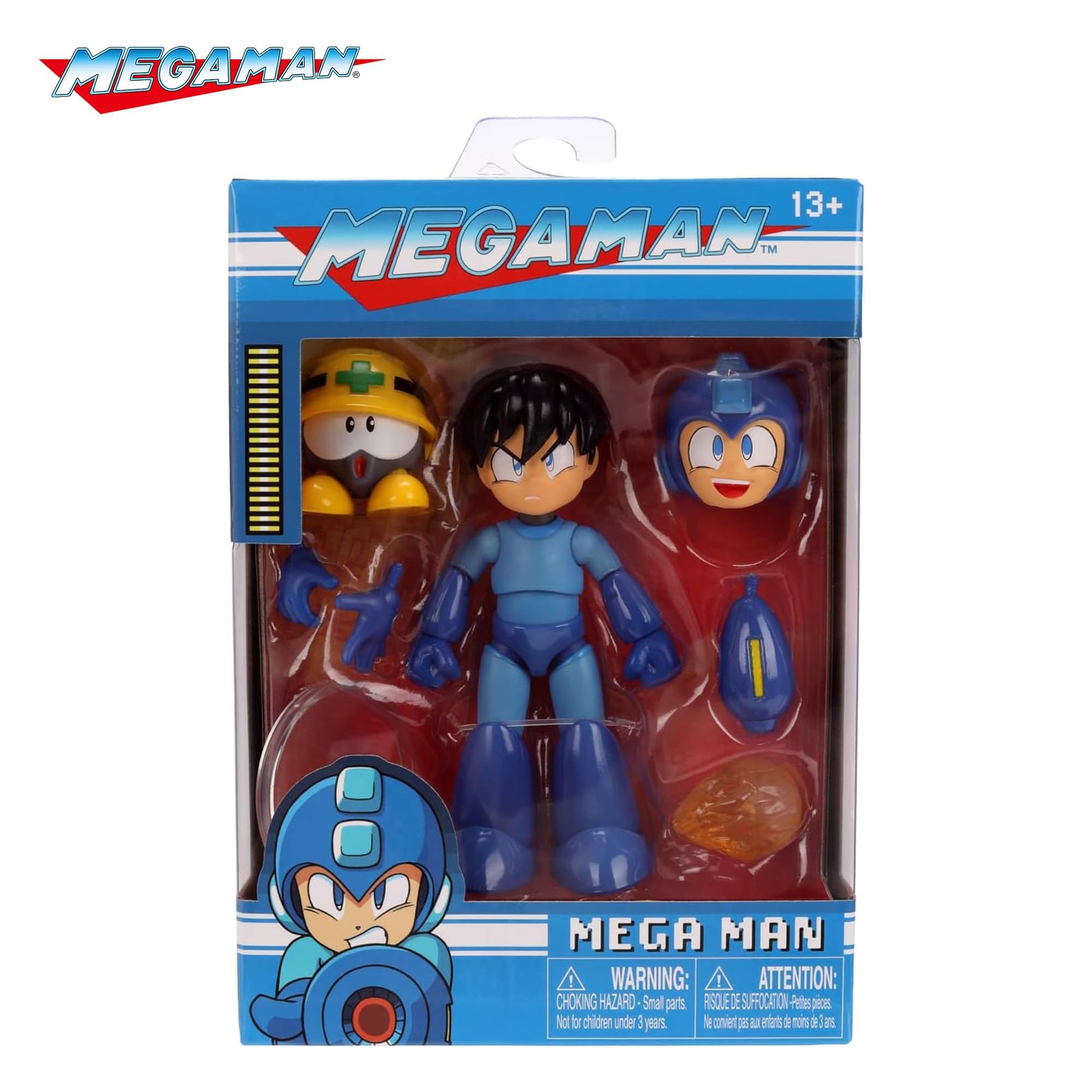 Mega Man 1:12 Action Figure | Mega Man (No Helmet)