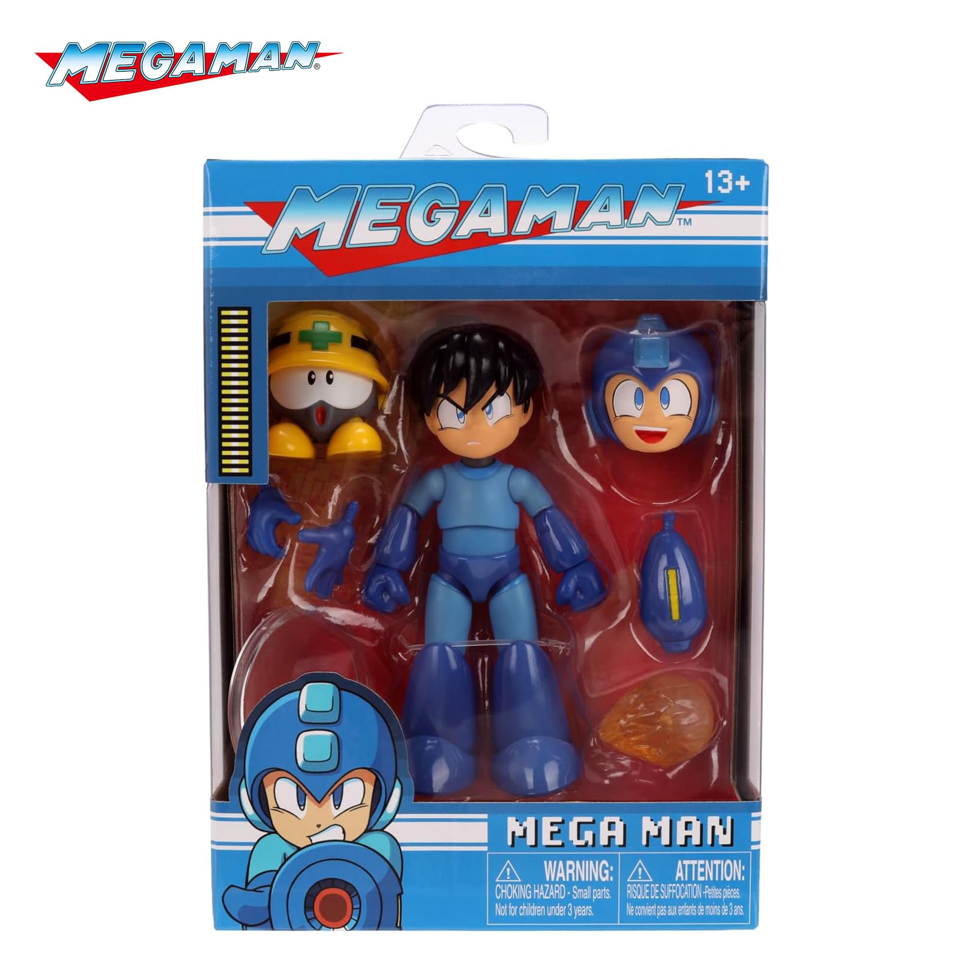 Mega Man 1:12 Action Figure | Mega Man (No Helmet)