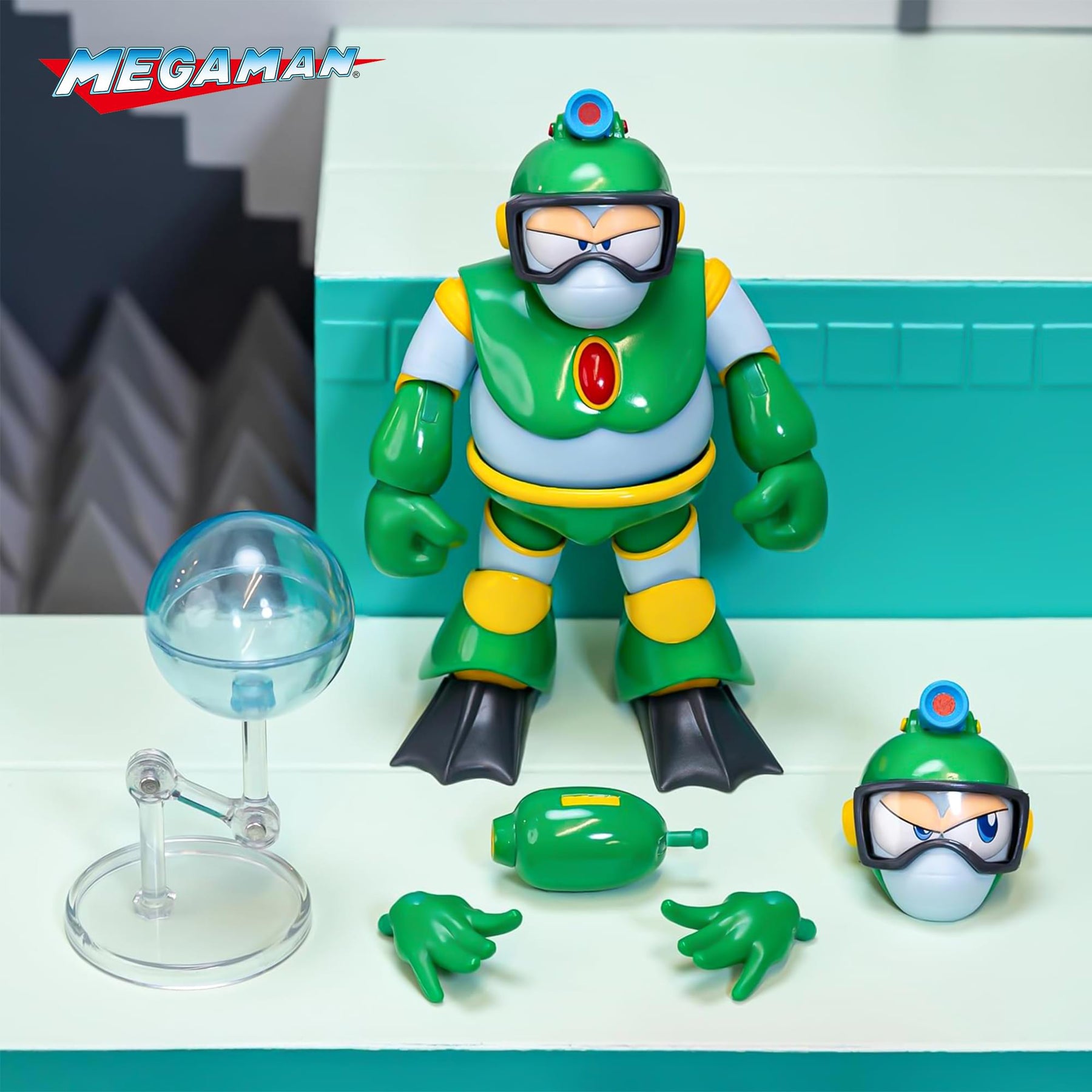 Mega Man 1:12 Action Figure | Bubble Man