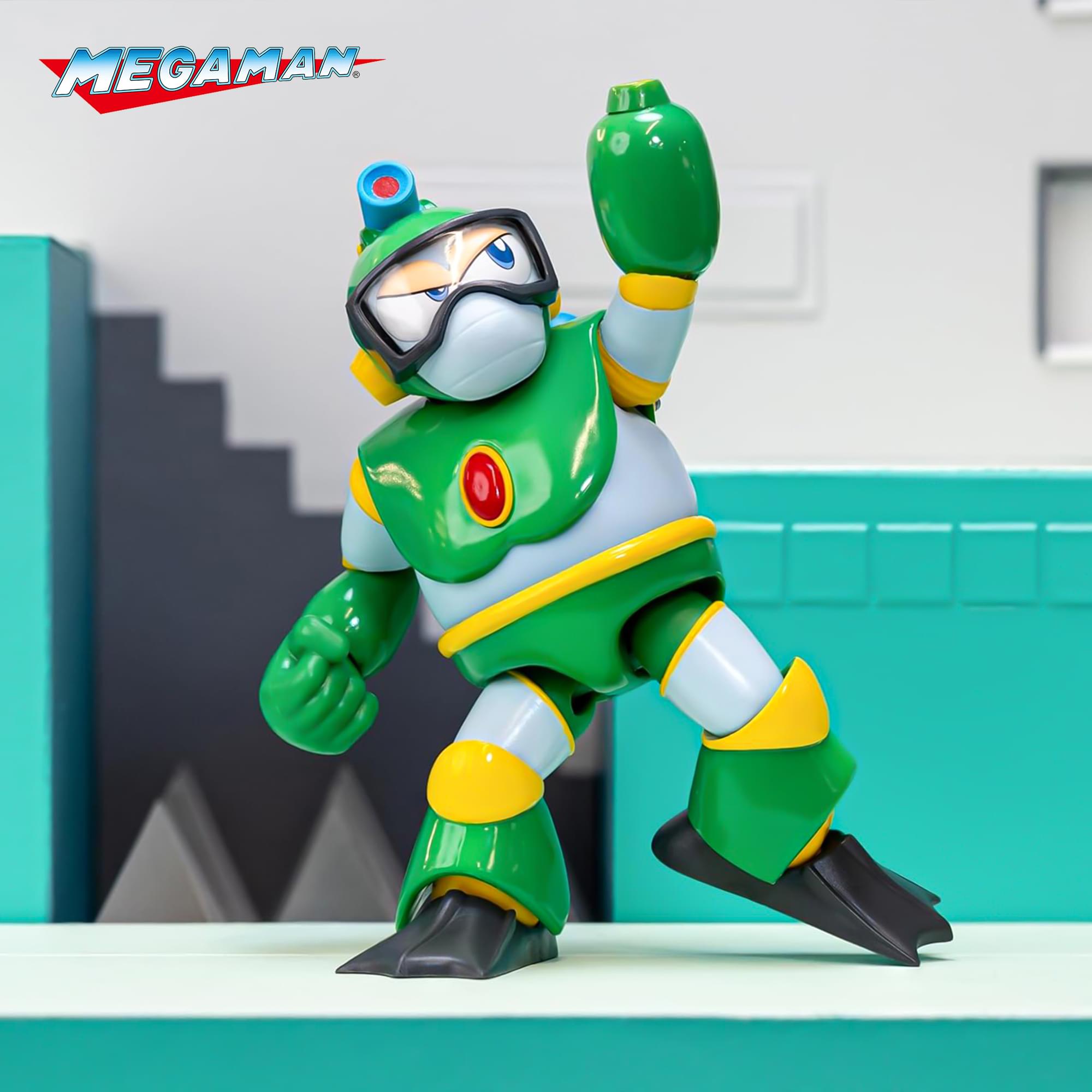 Mega Man 1:12 Action Figure | Bubble Man