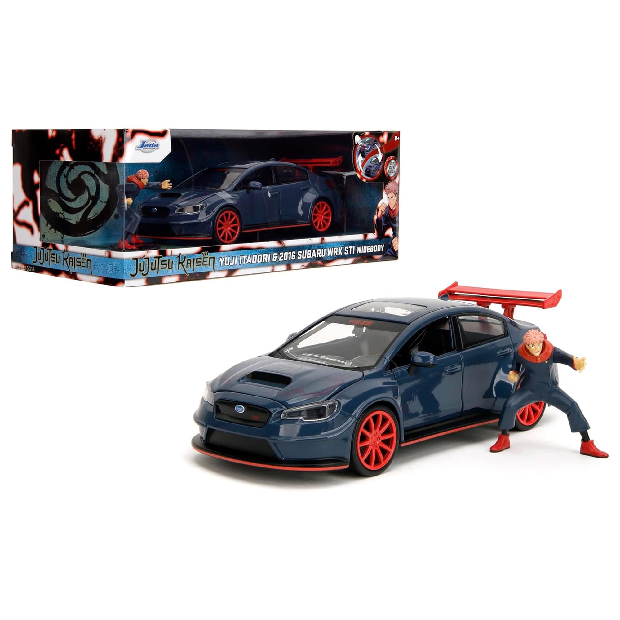 Jujutsu Kaisen 1:24 2016 Subaru WRX STI Diecast Vehicle with Figure