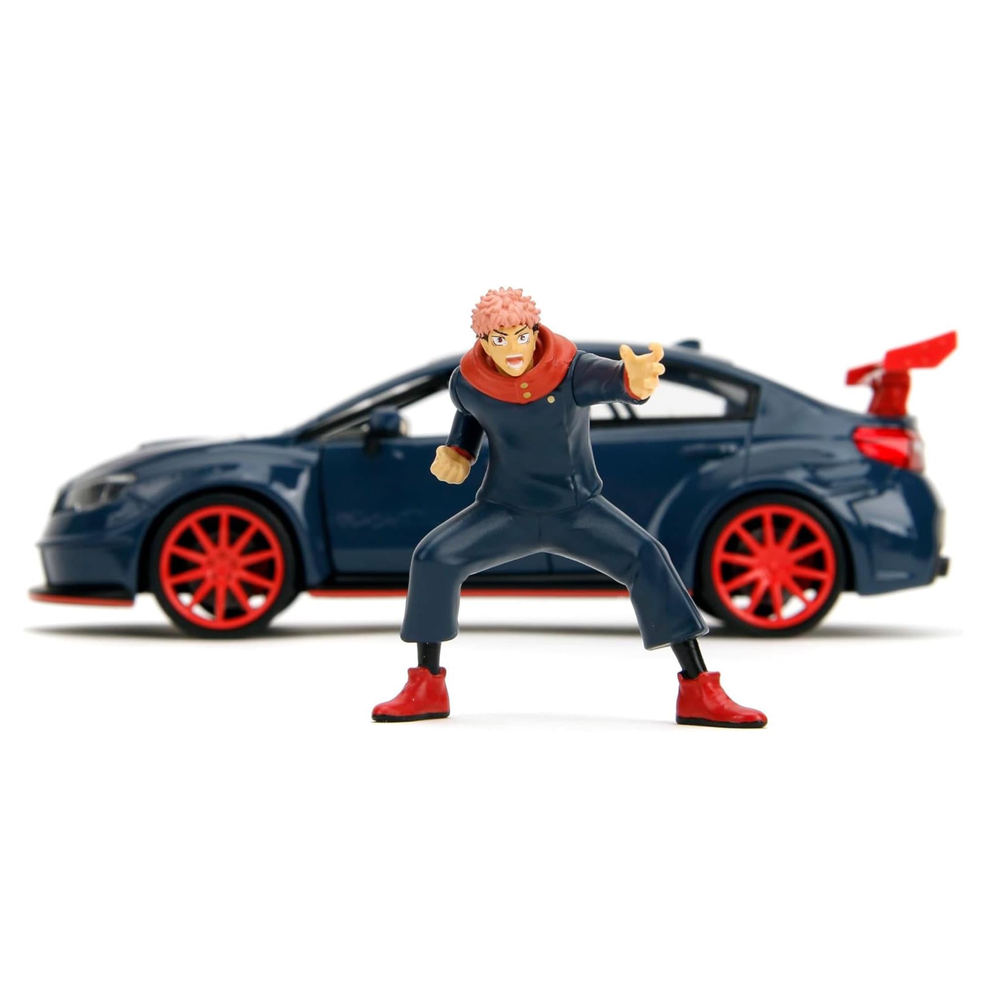 Jujutsu Kaisen 1:24 2016 Subaru WRX STI Diecast Vehicle with Figure
