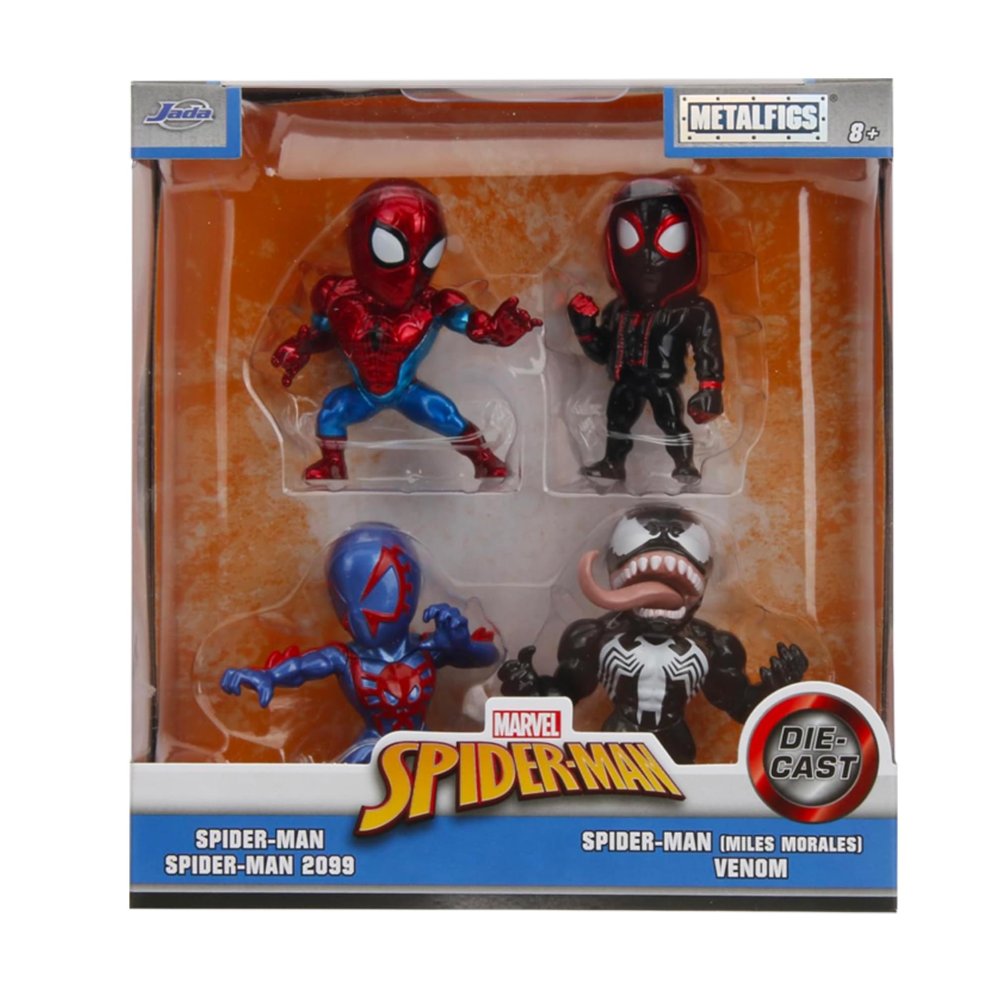 Marvel Spider-Man 2.5 Inch Die-Cast Figure 4-Pack