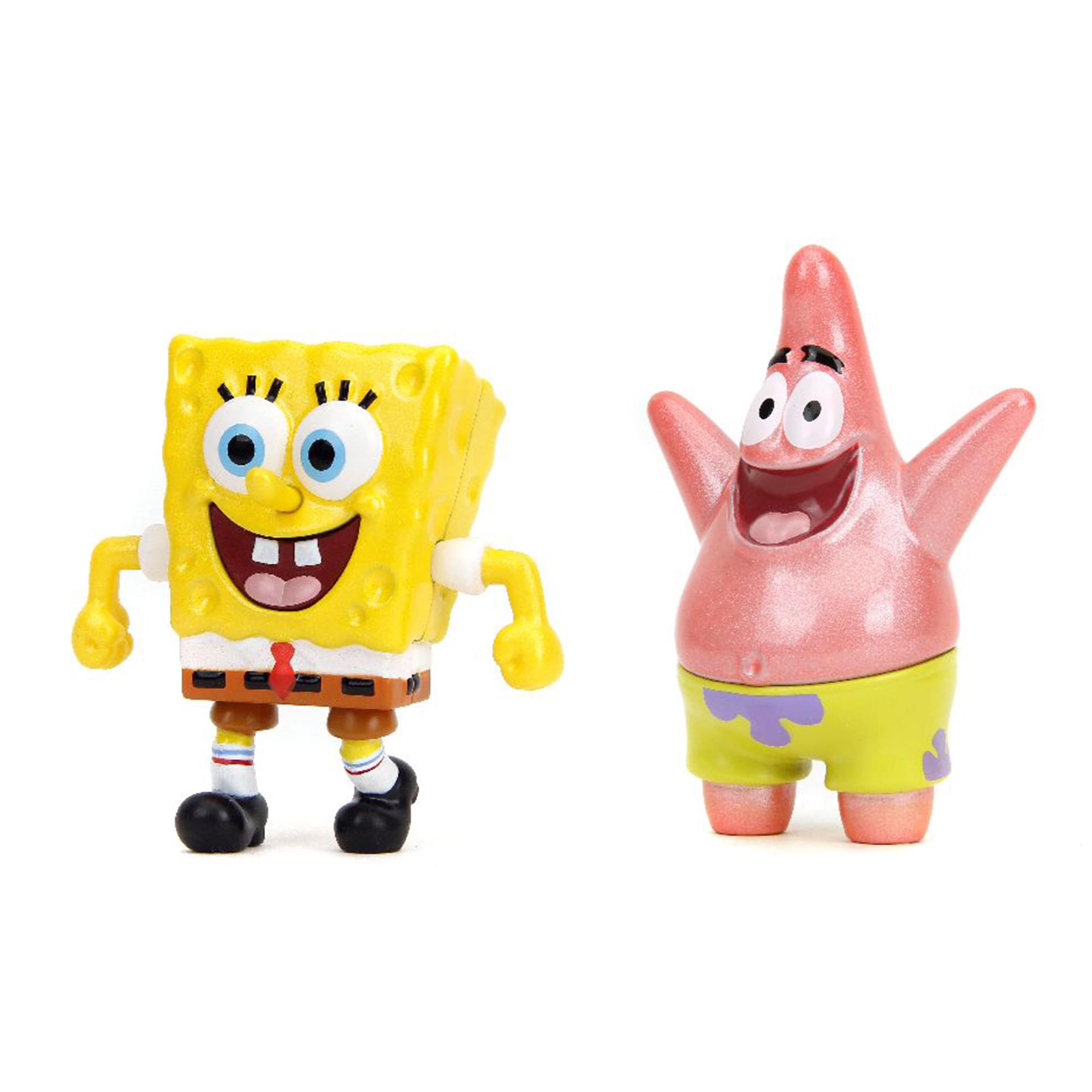 Spongebob 2.5 Inch Die-Cast Figure 4-Pack | SpongeBob, Patrick, Squidward, Krabs