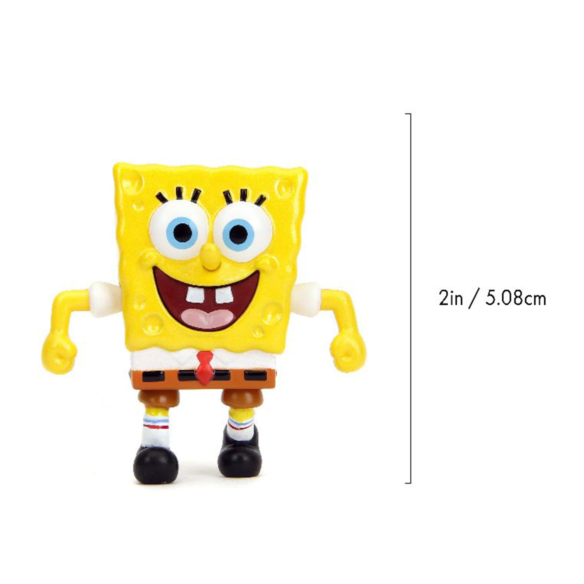 Spongebob 2.5 Inch Die-Cast Figure 4-Pack | SpongeBob, Patrick, Squidward, Krabs