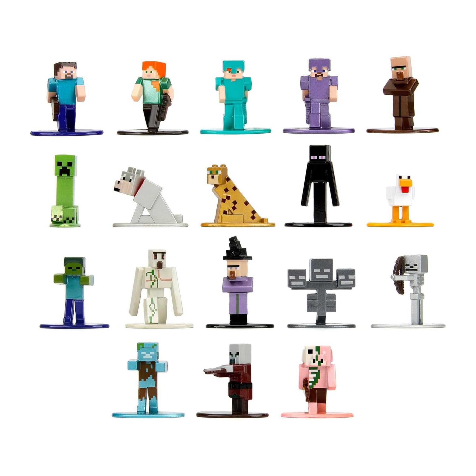 Minecraft 1.65 Inch Nano Metalfigs 18-Pack | Wave 12