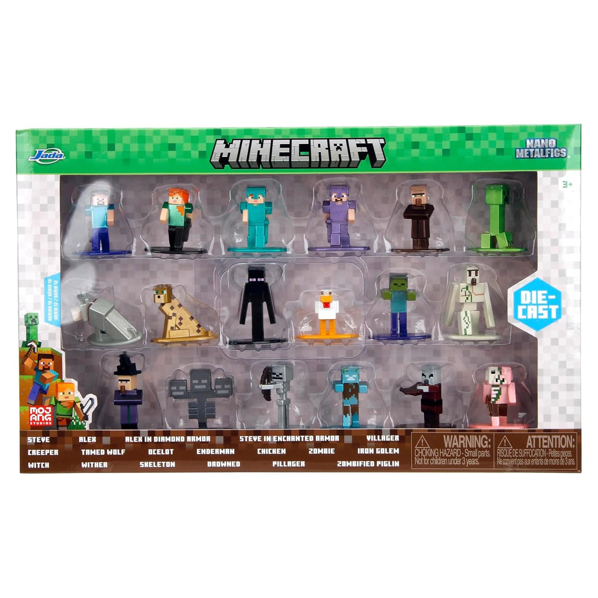Minecraft 1.65 Inch Nano Metalfigs 18-Pack | Wave 12