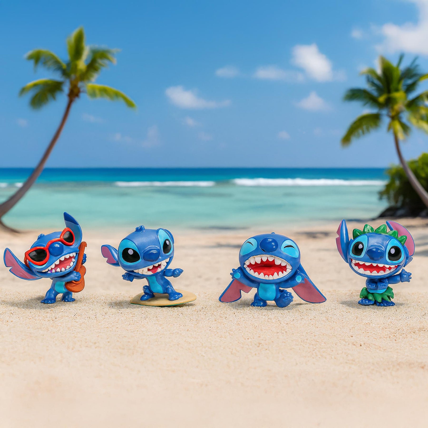 Disney Stitch 2.5 Inch MetalFigs 4-Pack