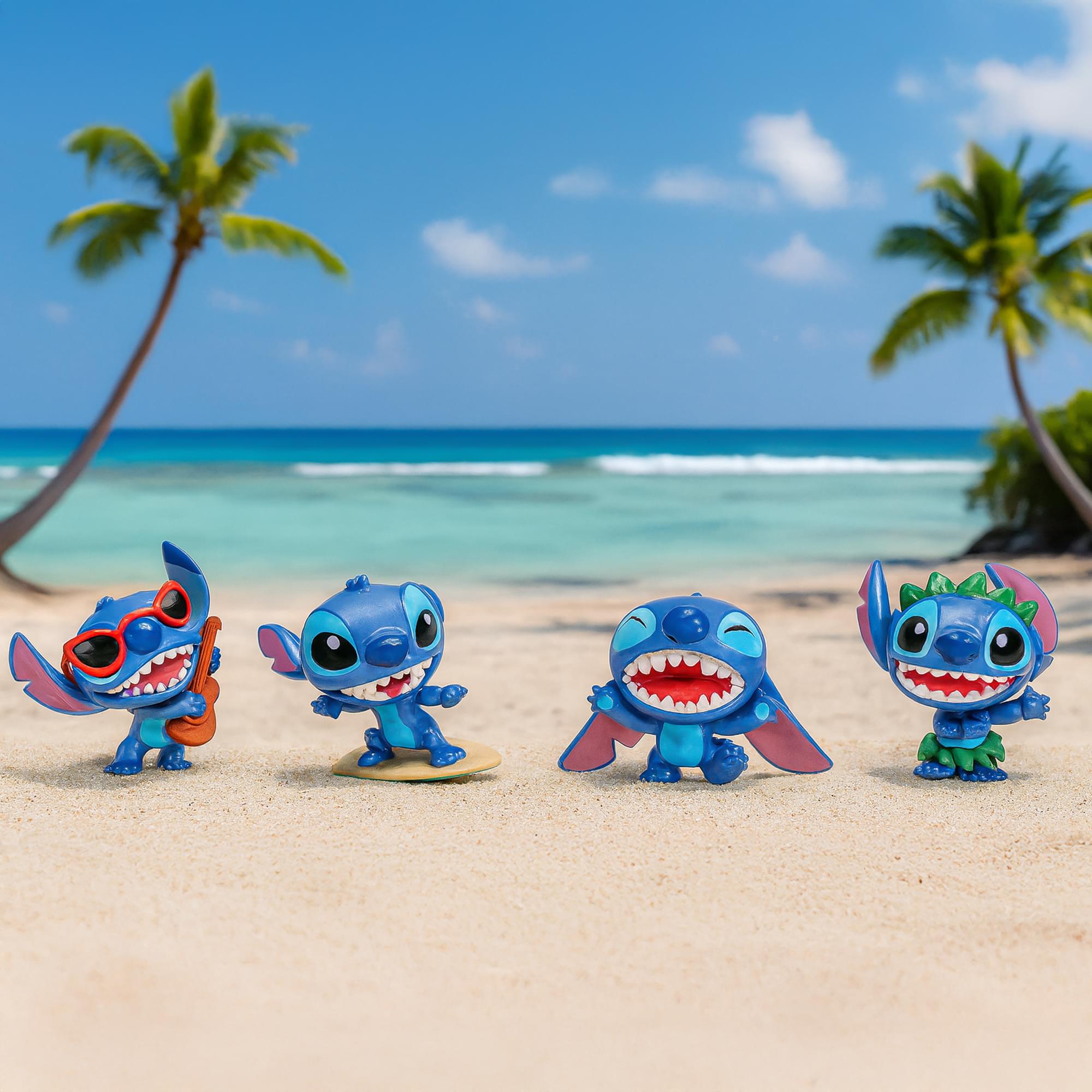 Disney Stitch 2.5 Inch MetalFigs 4-Pack