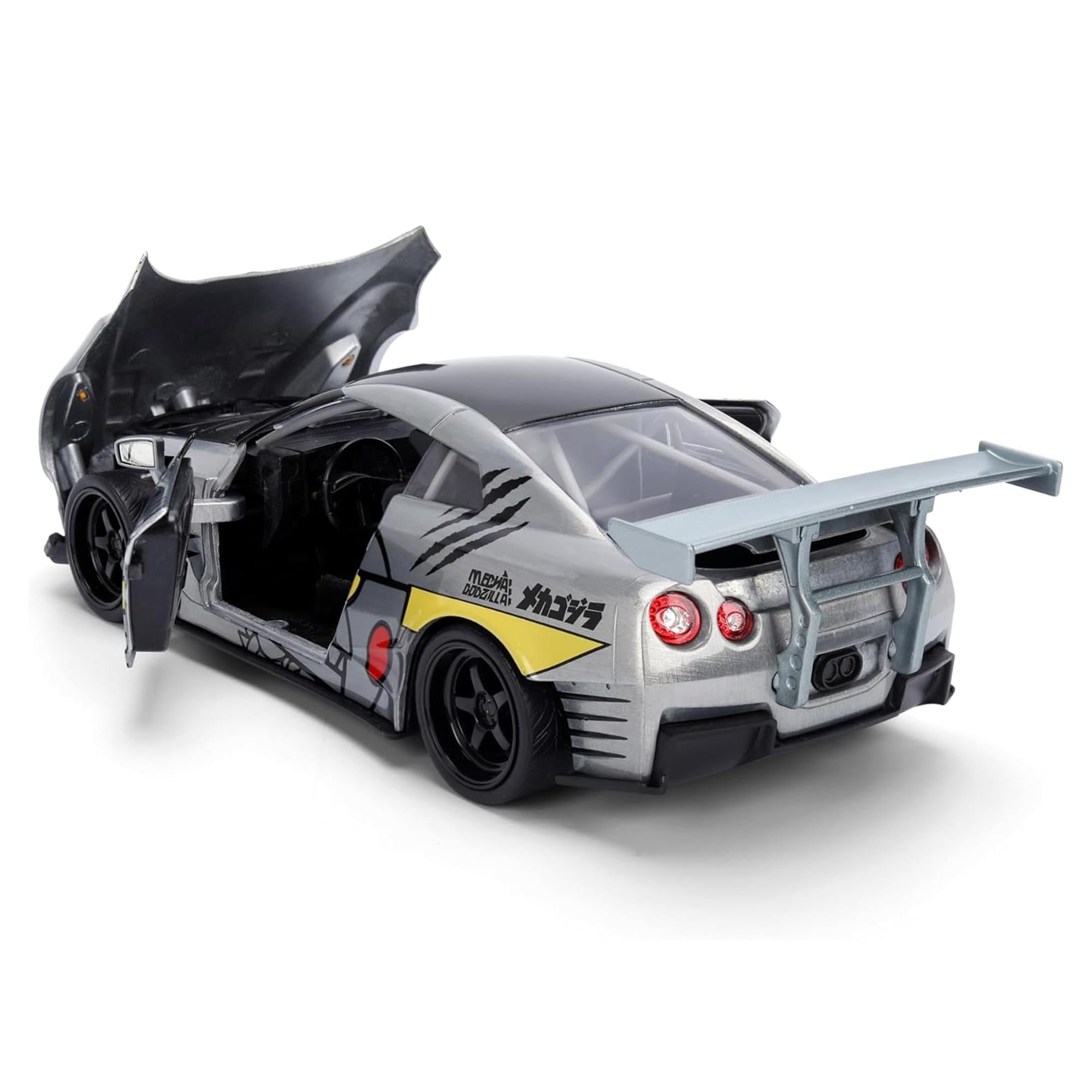 Godzilla 1:24 HWR 09 Nissan Skyline w/ Mechagodzilla