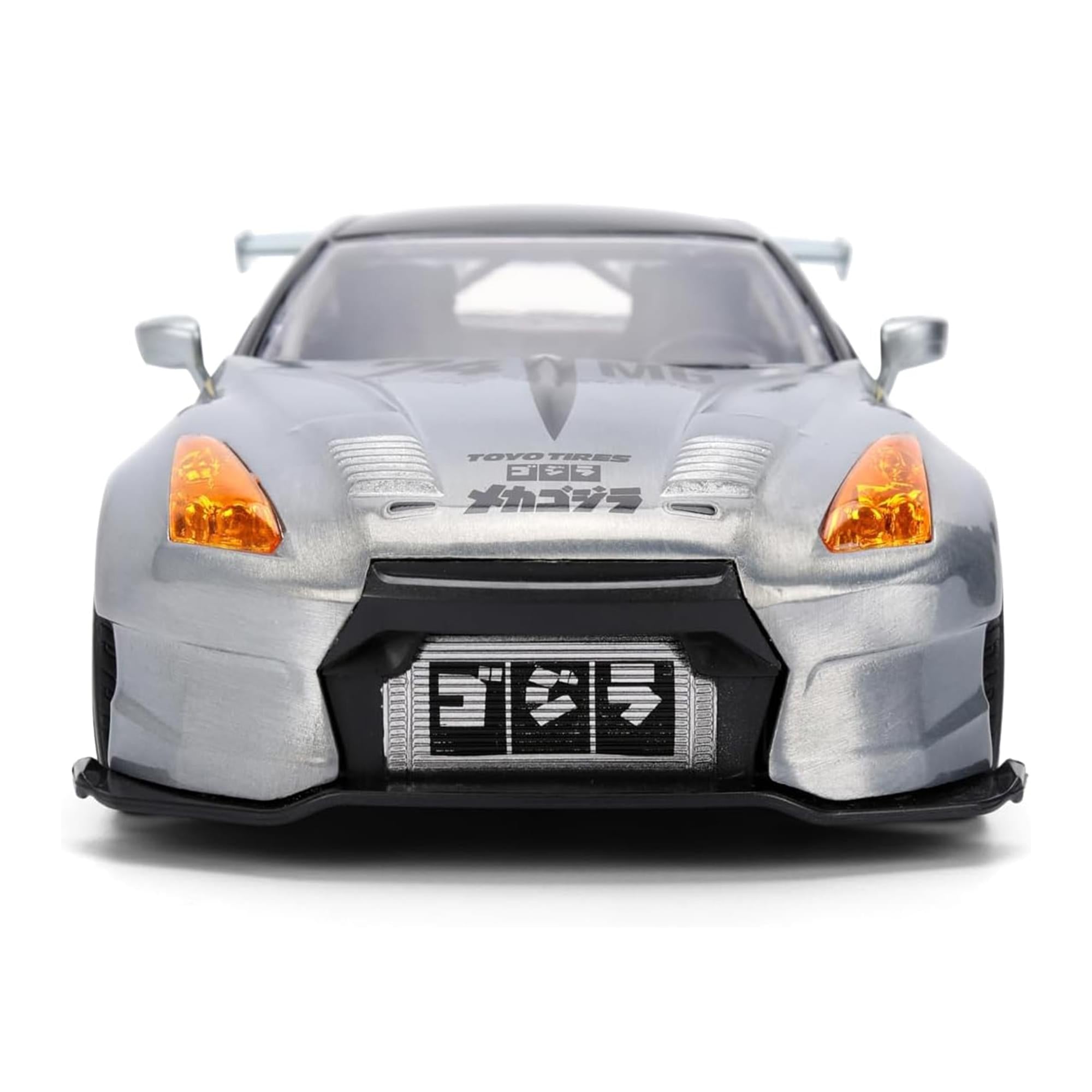 Godzilla 1:24 HWR 09 Nissan Skyline w/ Mechagodzilla