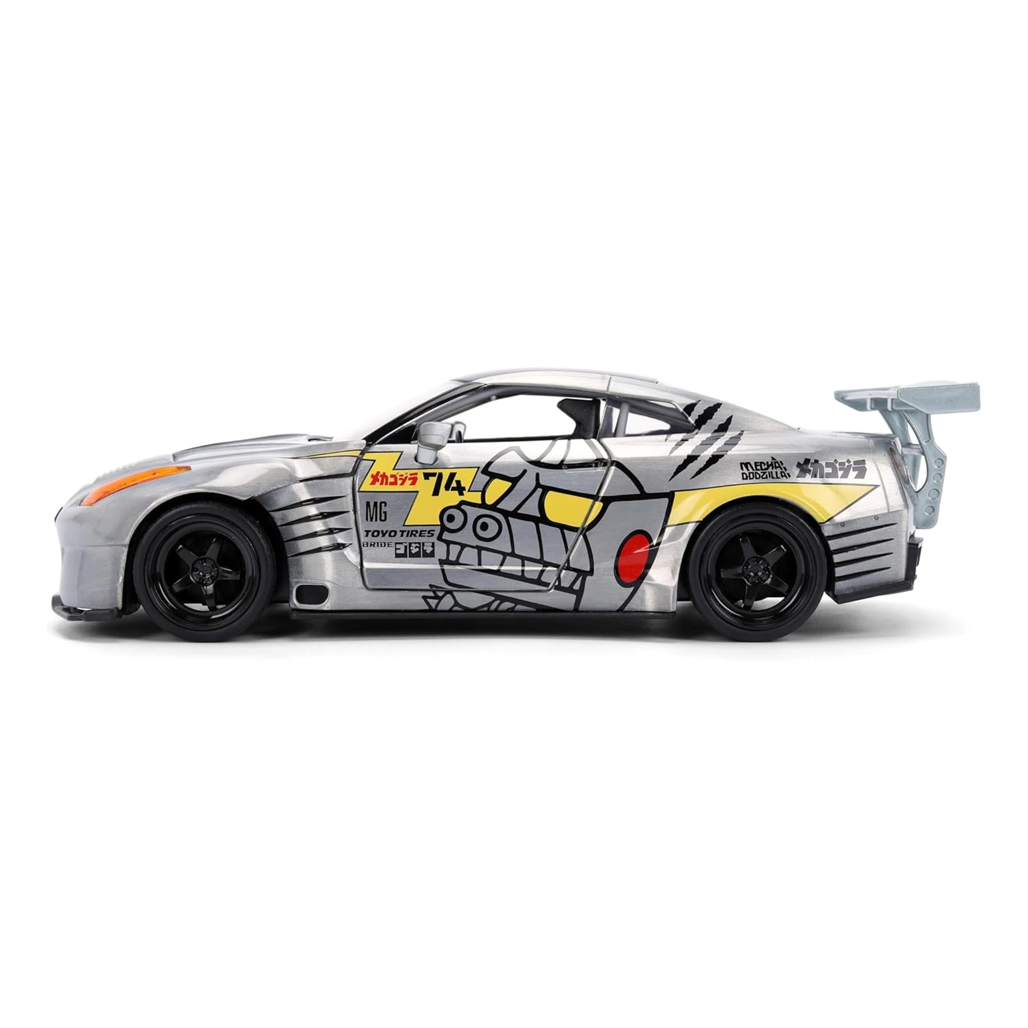 Godzilla 1:24 HWR 09 Nissan Skyline w/ Mechagodzilla