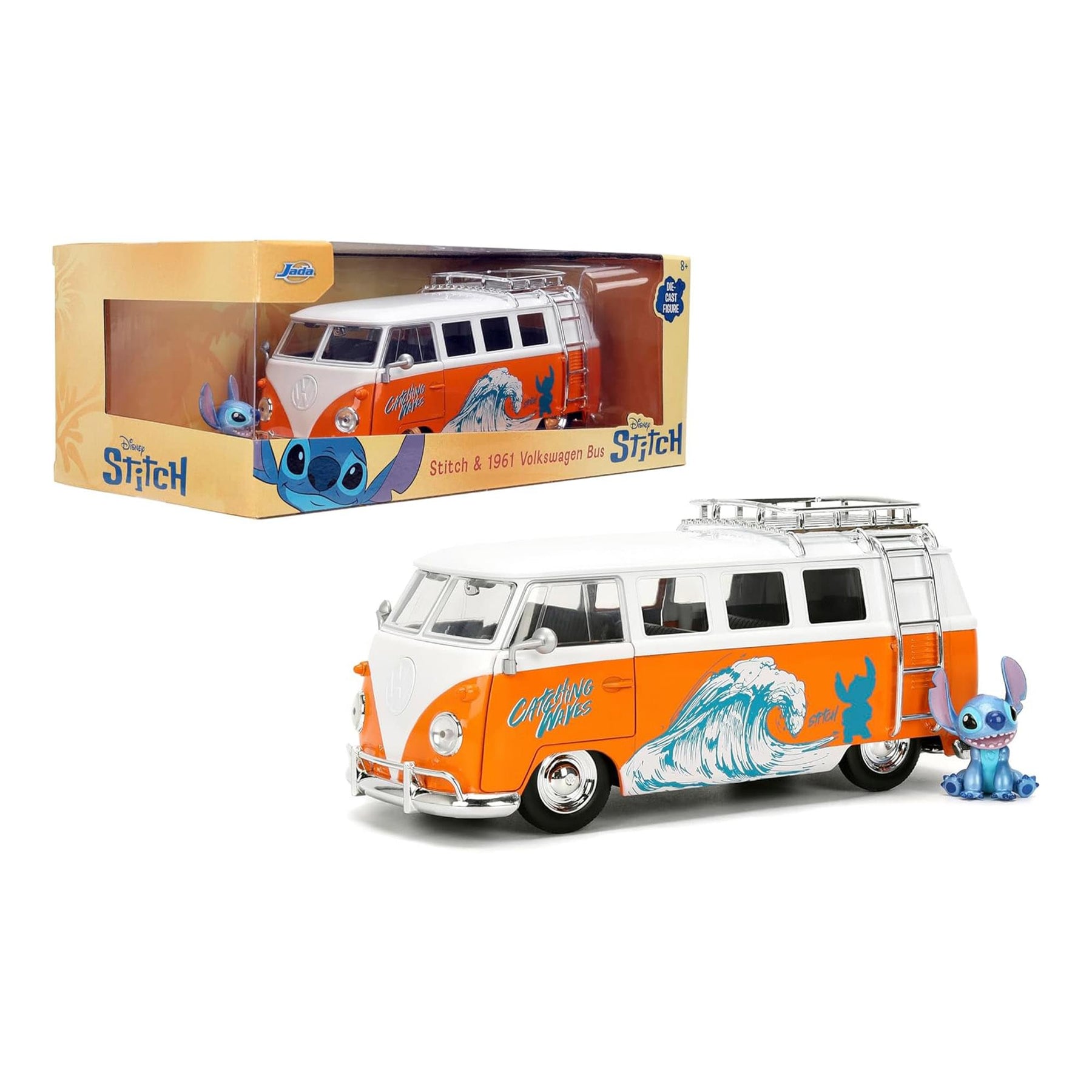 Disney's Lilo & Stitch 1:24 VW Bus Diecast Vehicle with Figure