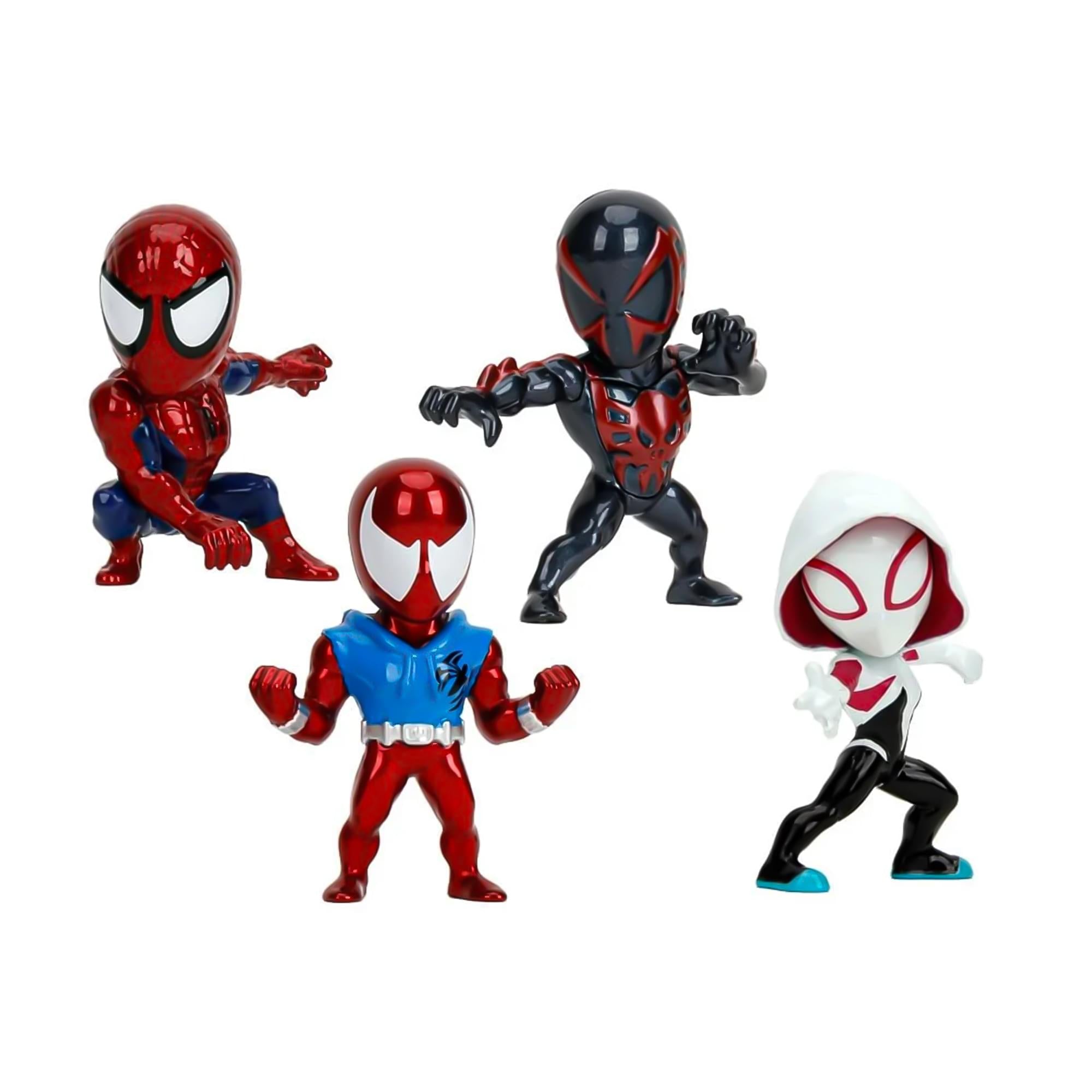 Marvel Spider-Man 2.5 Inch MetalFigs 4-Pack