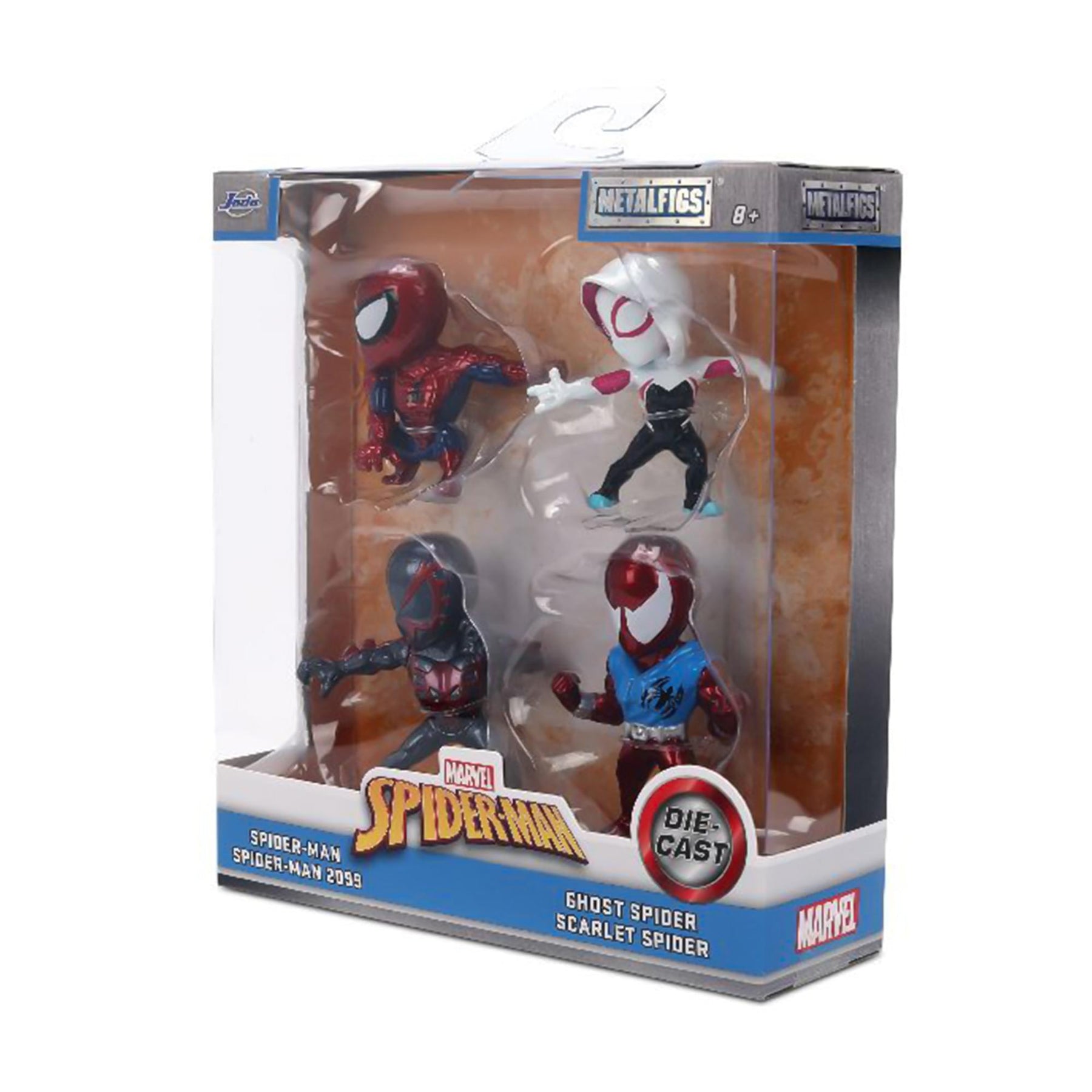Marvel Spider-Man 2.5 Inch MetalFigs 4-Pack