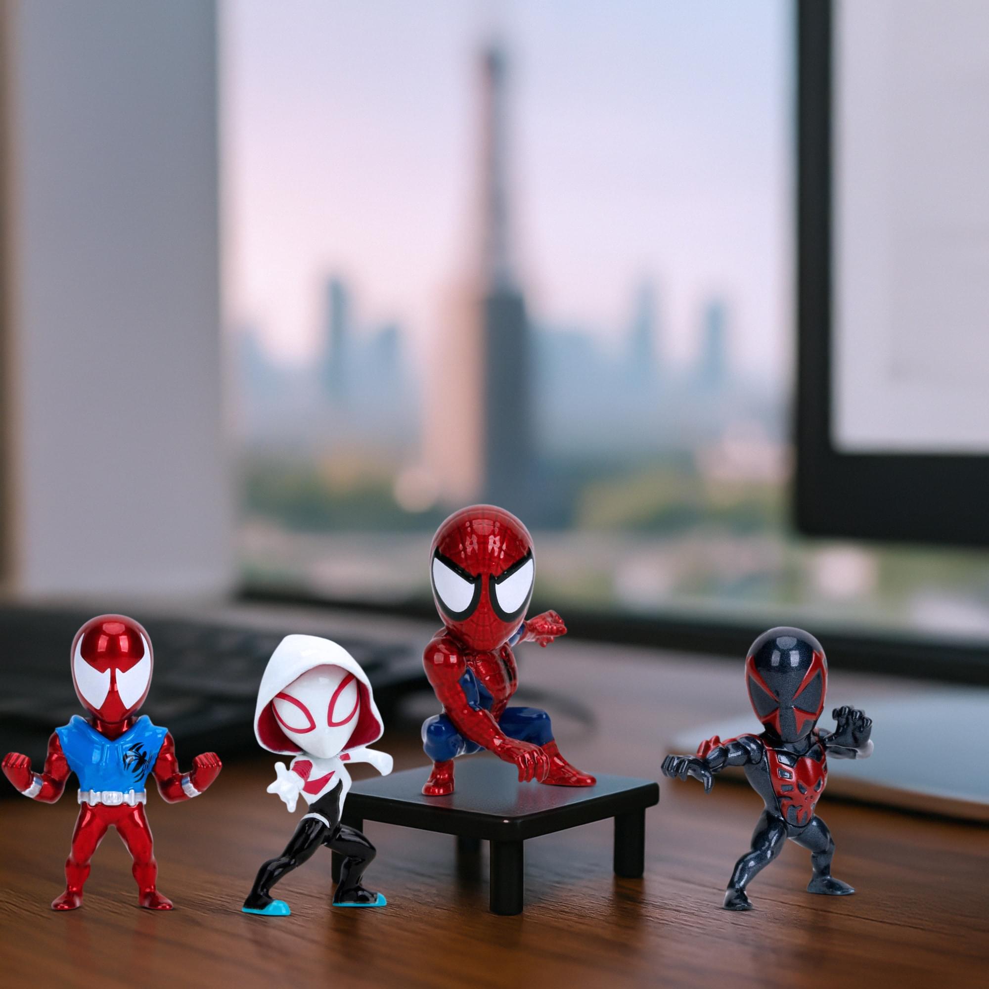 Marvel Spider-Man 2.5 Inch MetalFigs 4-Pack
