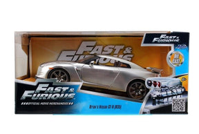 Fast & Furious 1:24 Die-Cast Vehicle: Brian's Nissan Skyline GT-R (R35)