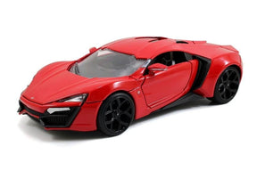 Fast & Furious 1:24 Diecast Vehicle: Red Lykan Hypersport
