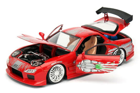 Fast & Furious 1:24 Diecast Vehicle: Dom's Mazda RX-7, Red