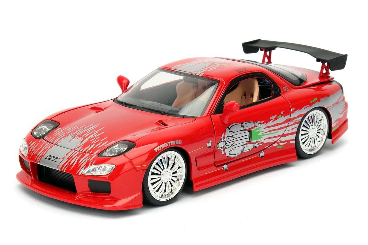 Fast & Furious 1:24 Diecast Vehicle: Dom's Mazda RX-7, Red